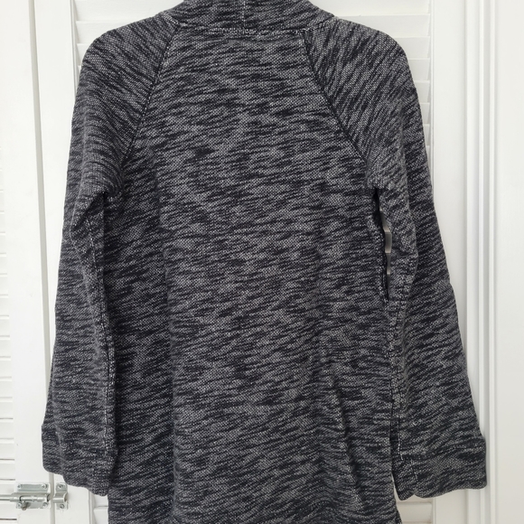 J. CREW French Terry Turtleneck Cowl Neck Tunic Long Sweatshirt XS - Picture 9 of 11